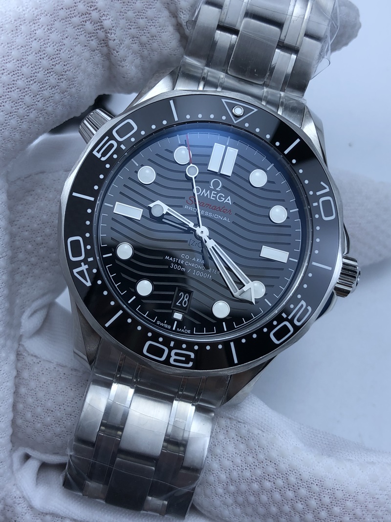 (준비완료/특급배송/예상수령7일)NO.291/ZF공장 오메가 시마스터 300M 블랙 Seamaster Diver 300M