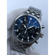 (준비완료/특급배송)NO.1112/ ZF공장 IWC 377710 파일럿 크로노 블랙다이얼