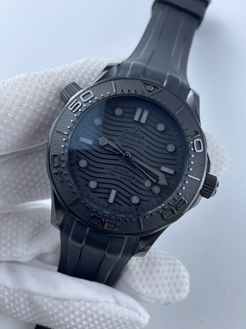 (준비완료/특급배송)NO.1228/VS공장 Seamaster 300m 43.5mm Black Ceramic