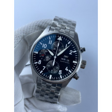 (준비완료/특급배송)NO.2121/ ZF공장 IWC 377710 파일럿 크로노 블랙다이얼